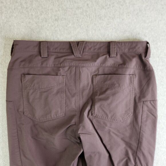 Duluth Pants Womens 14 Purple Softshell Articulated Reflective Hiking Camping - Picture 6 of 13